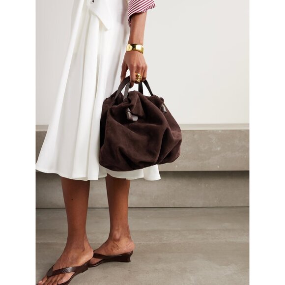 Neous "Taurus" Suede Bag in Brown - Picture 3 of 9